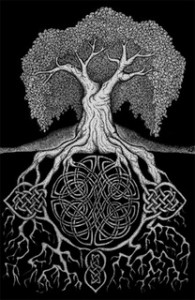 Celtic knot tree